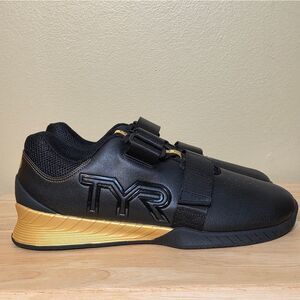TYR L-1 Lifter Limited Edition Squat University Lifting Shoes Black Gold 10.5